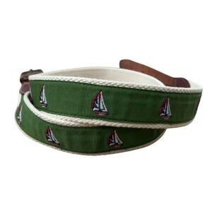 J. Crew sailboat belt Size 38